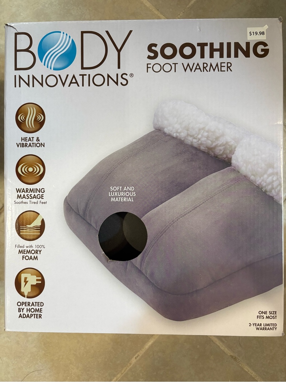 Soothing Foot Warmer - Gray